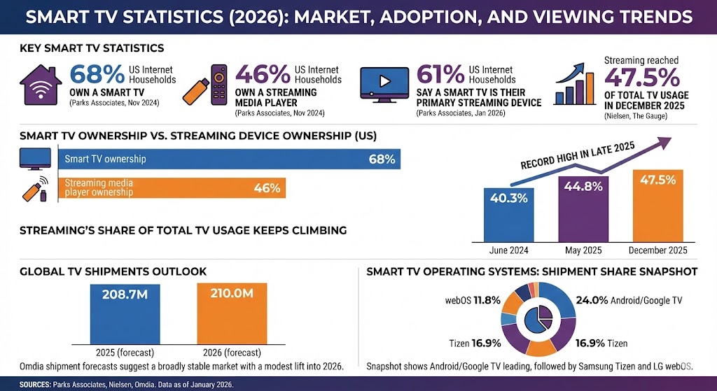 smart tv statistics