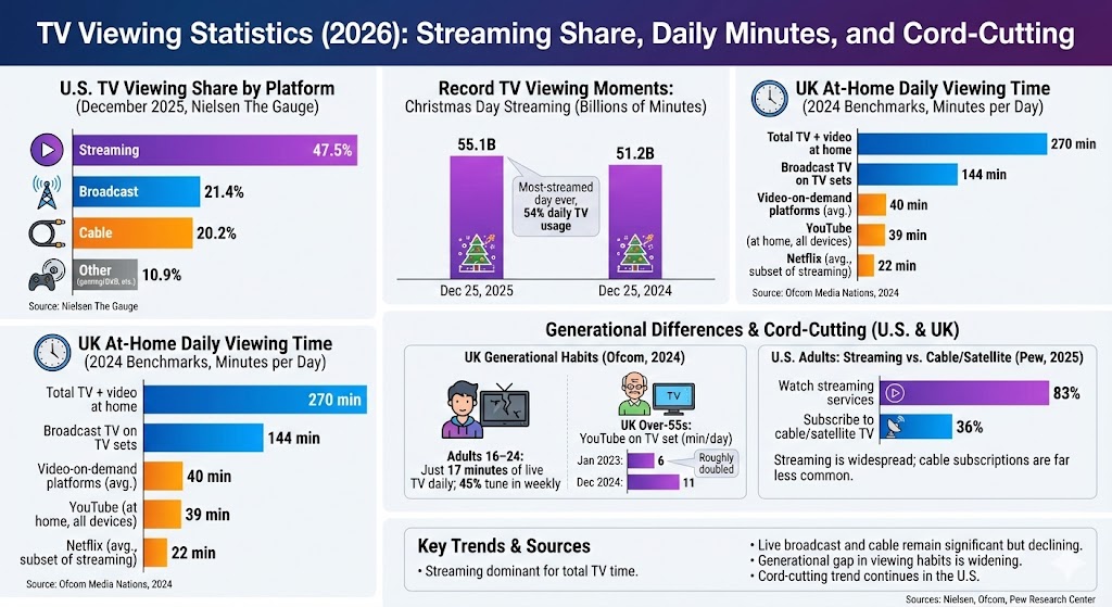 tv viewing statistics
